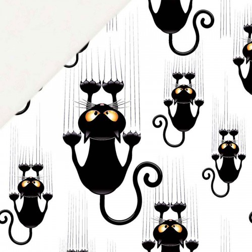 Czarne koty z ostrymi pazurami