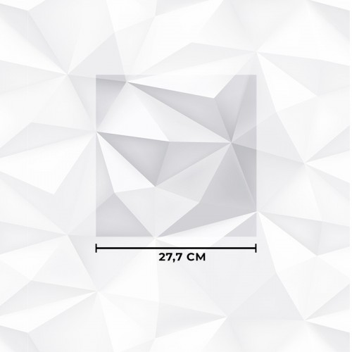 Białe trójkąty 3D