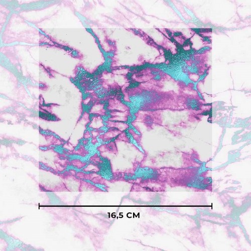 Turkusowo-fioletowo-szary marmur