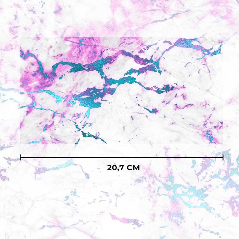 Szaro-różowo-turkusowy marmur
