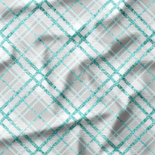 Seledynowo-szara krata