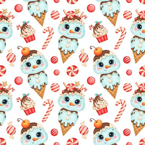Świąteczne lody w kształcie...