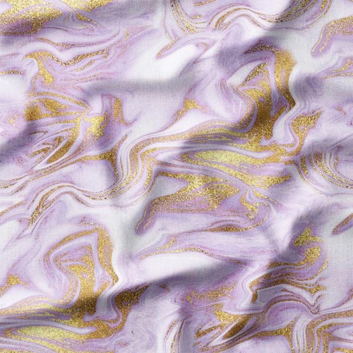 Złoto-jasnofioletowy marmur