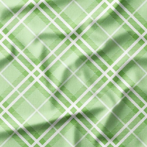 Biało-zielona krata