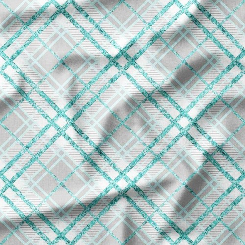 Seledynowo-szara krata