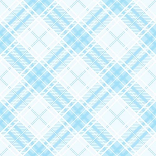 Błękitno-biała krata