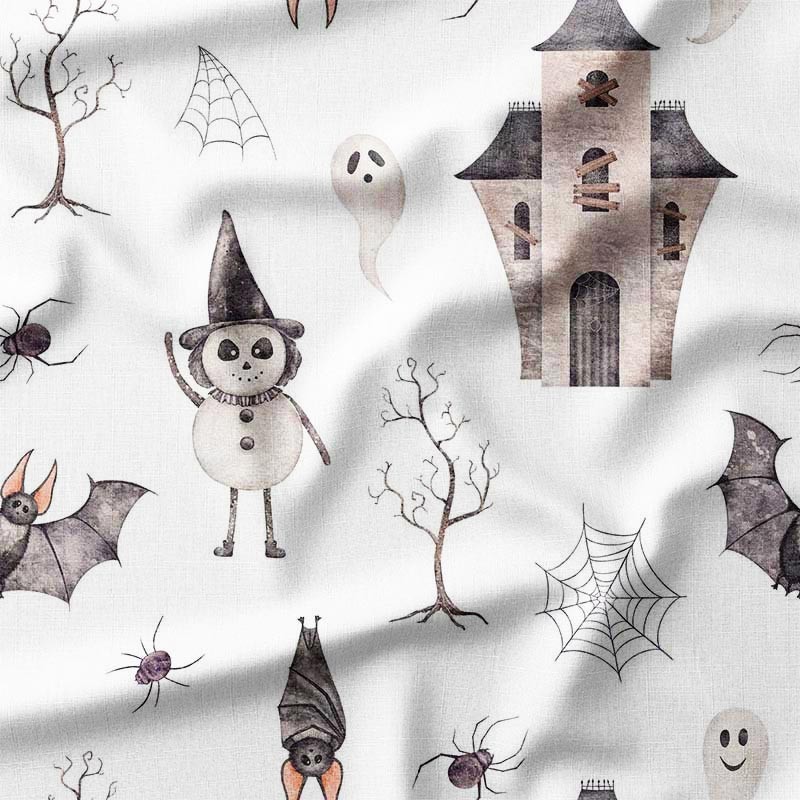 Halloweenowe bałwanki i nietoperze