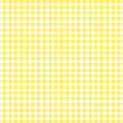 Pastelowa żółta kratka gingham