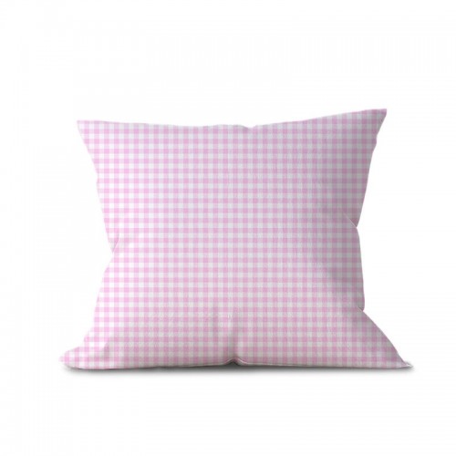 Pastelowa jasnoróżowa kratka gingham