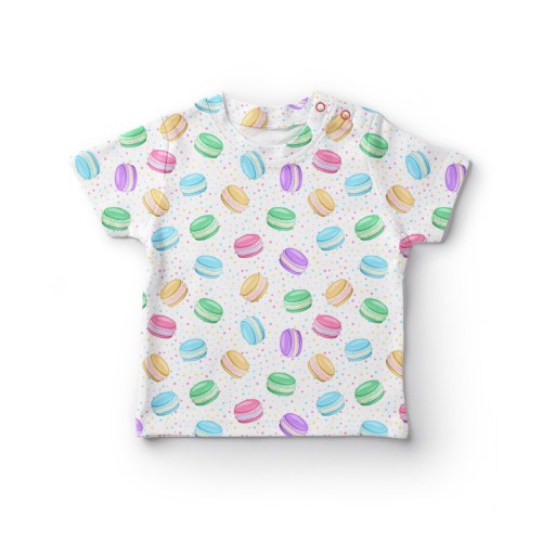 dzianina ułożona w fale