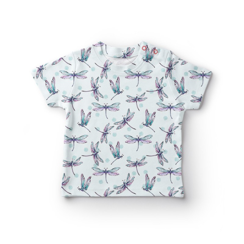 dzianina ułożona w fale