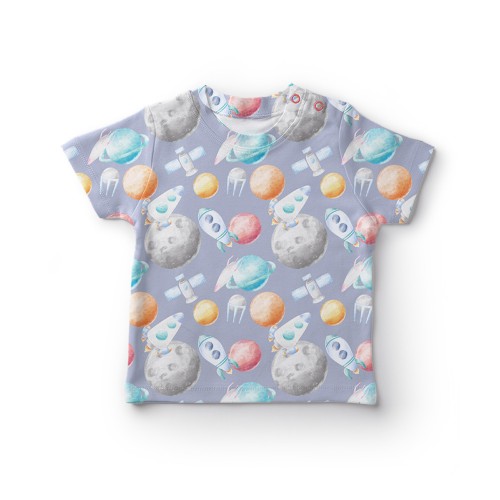 dzianina ułożona w fale