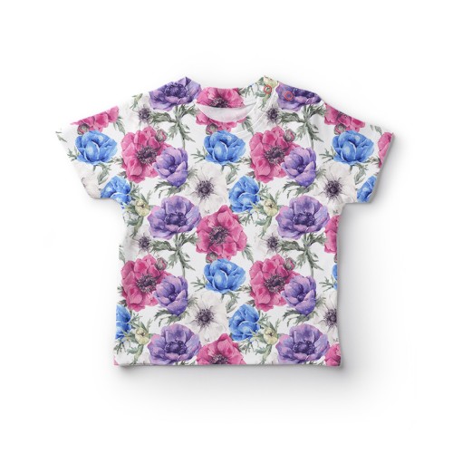 dzianina ułożona w fale