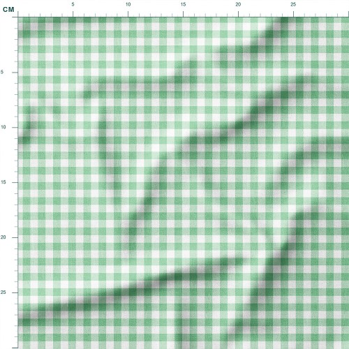 Drelich bawełniany Pastelowa szałwiowa kratka gingham – tkanina drukowana na metry