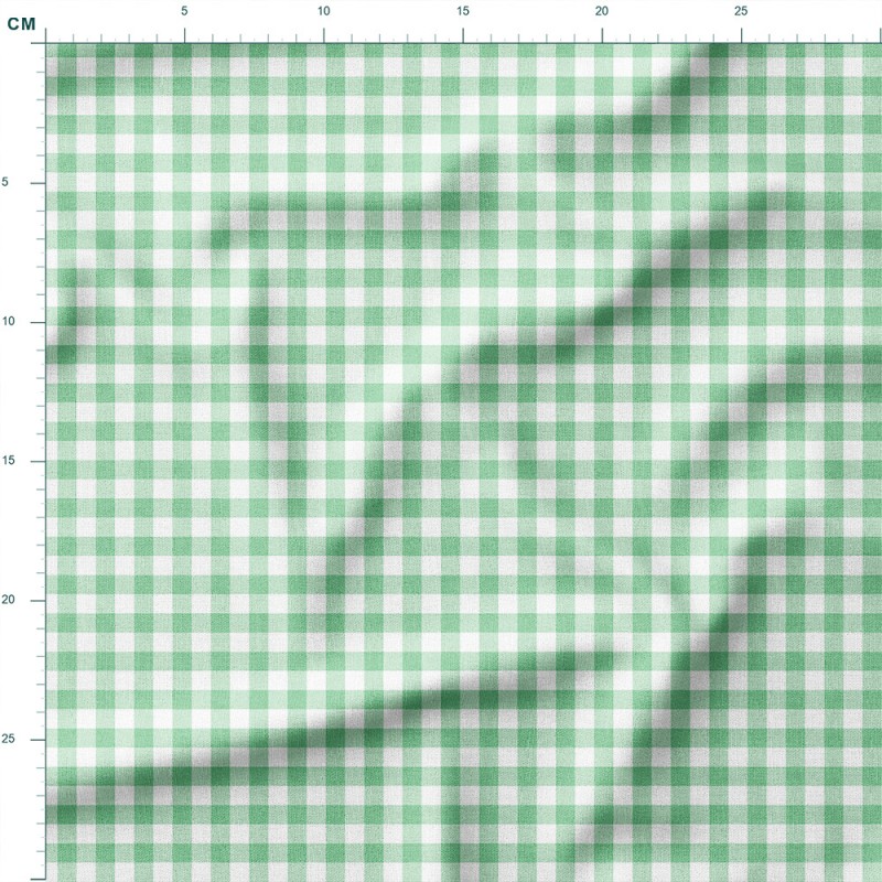 Drelich bawełniany Pastelowa szałwiowa kratka gingham – tkanina drukowana na metry