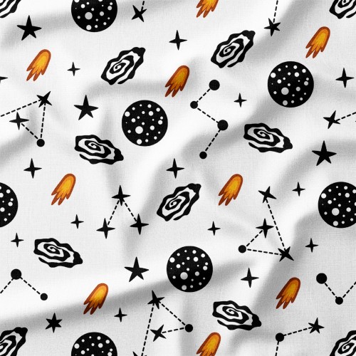 Tkanina Panama Planety