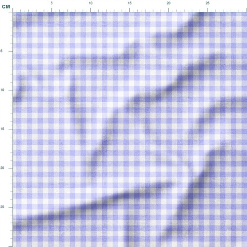 Tkanina Panama Pastelowa lawendowa kratka gingham – tkanina drukowana na metry