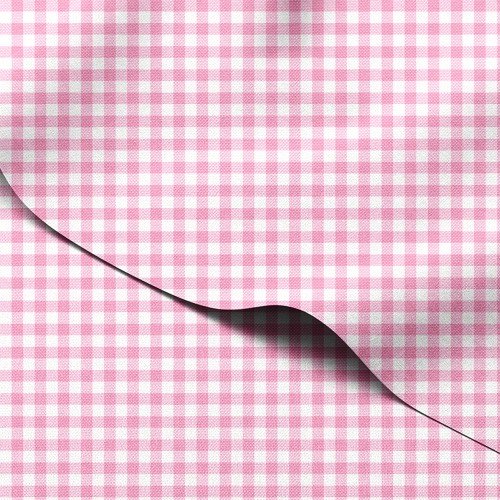 Tkanina wodoodporna Oxford Pastelowa różowa kratka gingham – tkanina drukowana