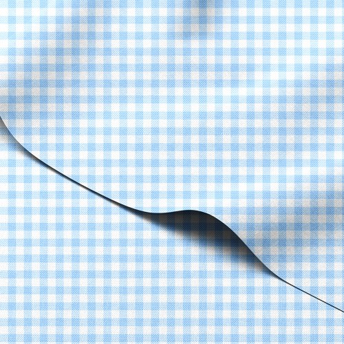 Tkanina wodoodporna Oxford Pastelowa błękitna kratka gingham – tkanina drukowana