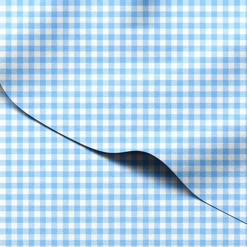 Tkanina wodoodporna Oxford Pastelowa niebieska kratka gingham – tkanina drukowana
