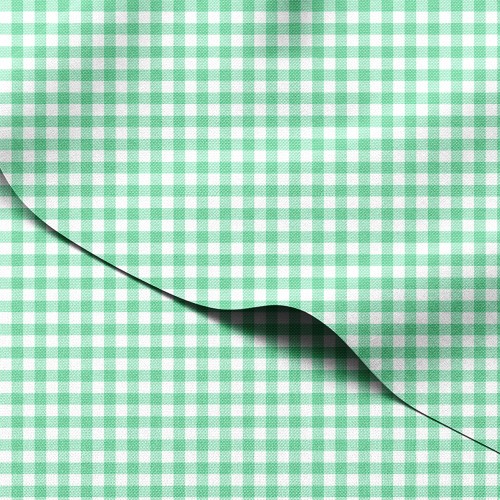 Tkanina wodoodporna Oxford Pastelowa zielona kratka gingham – tkanina drukowana