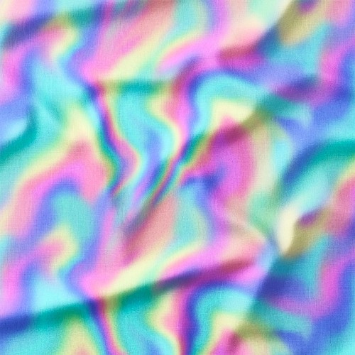 Tkanina lniana Holograficzna rozlana farba pastelowa – tkanina drukowana na metry