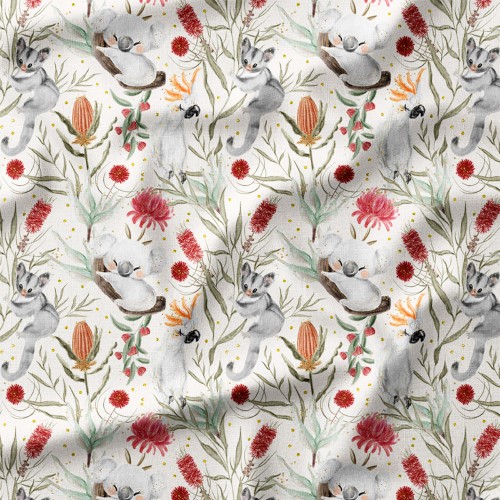 Tkanina bawełniana premium Koale