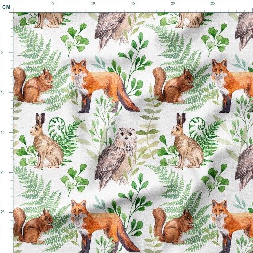 Tkanina bawełniana premium Lisy