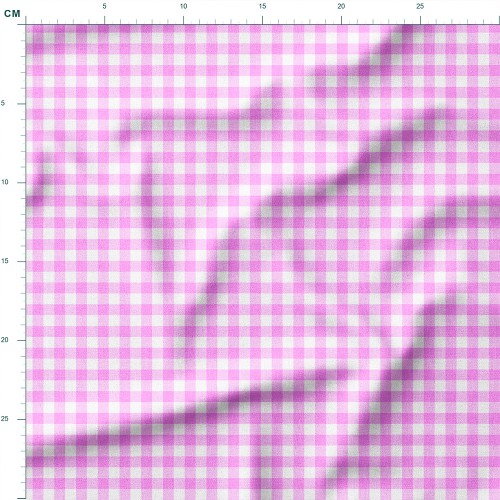 Tkanina bawełniana premium Pastelowa liliowa kratka gingham – tkanina drukowana na metry