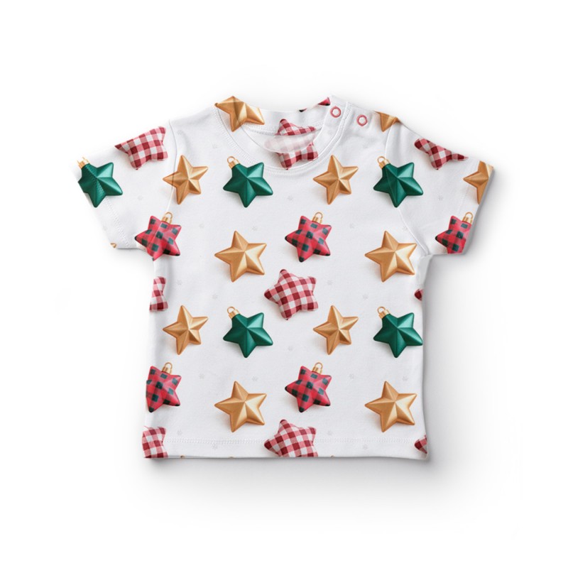 Gwiazdki choinkowe złote