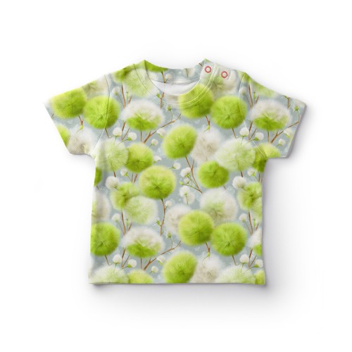 dzianina ułożona w fale