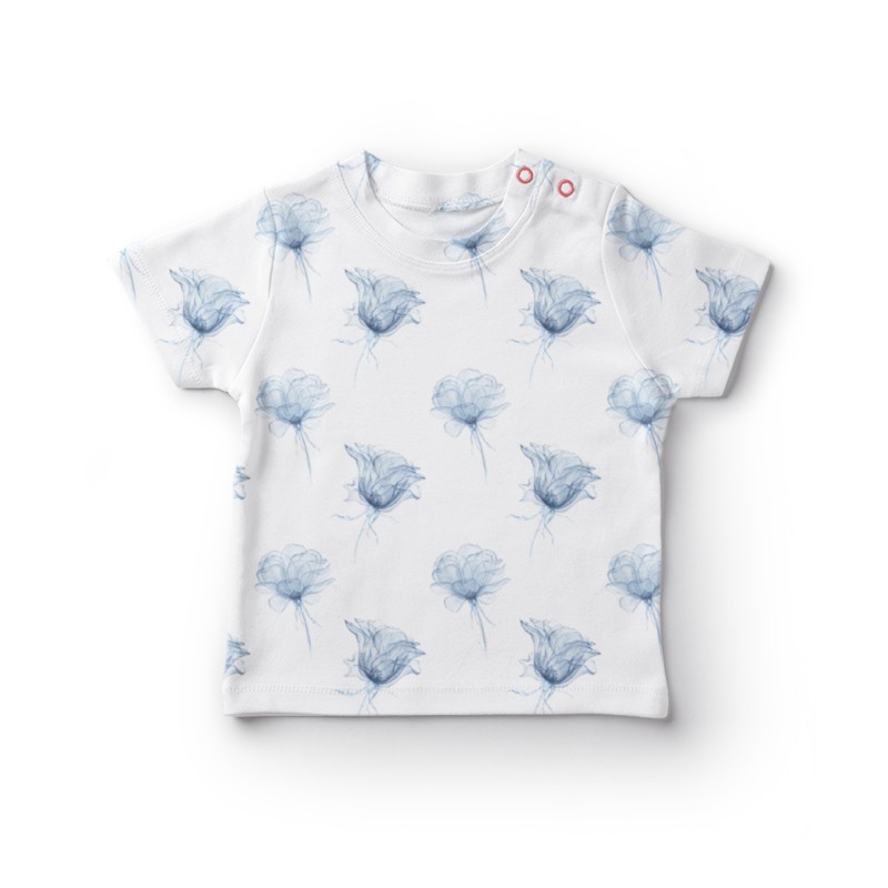 dzianina ułożona w fale