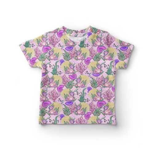 dzianina ułożona w fale