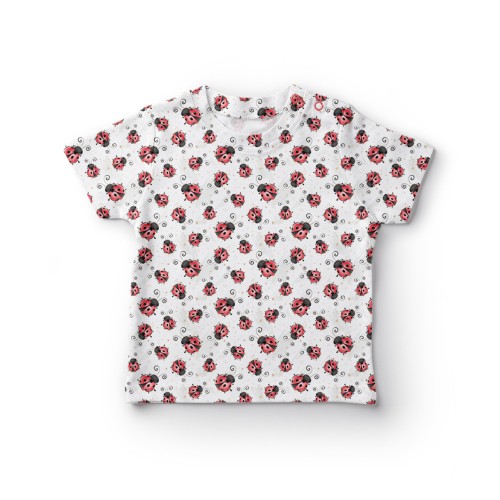 dzianina ułożona w fale