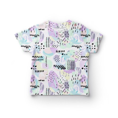 dzianina ułożona w fale