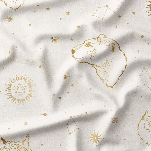Dresówka z elastanem Złote słońca