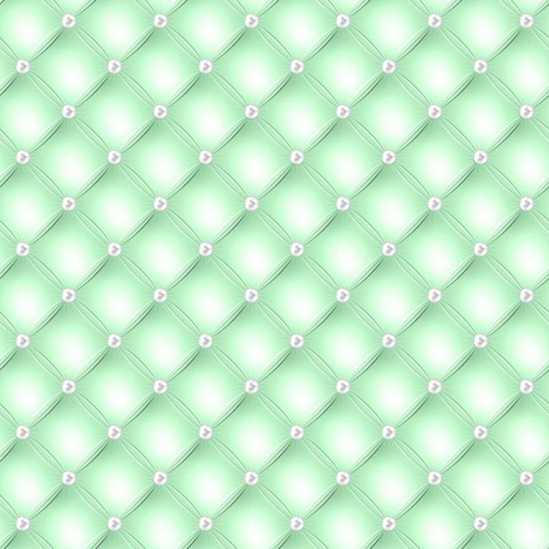 Pikowana geometria z perłowymi guzikami
